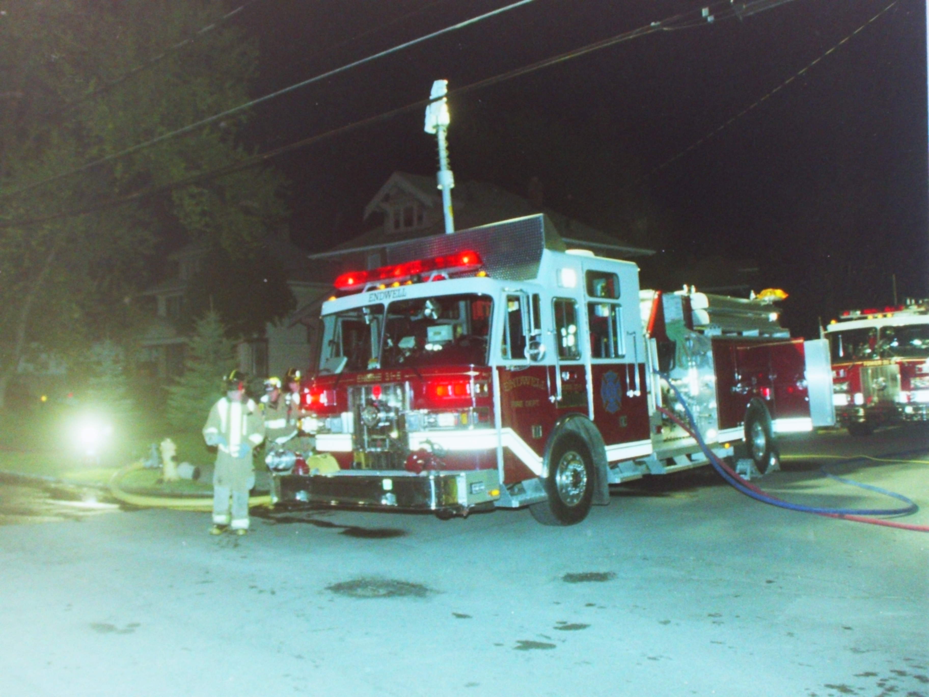 05-05-05  Response - House Fire Shady Drive